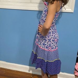 Floral multi print dress